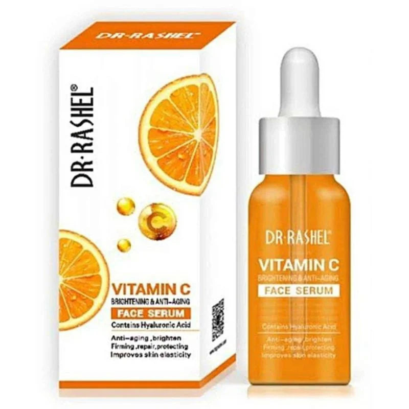 Dr. Rashel Vitamin C Brightening & Anti-Aging Face Serum | Skin Radiance & Wrinkle Repair Formula | 30ml | Imported
